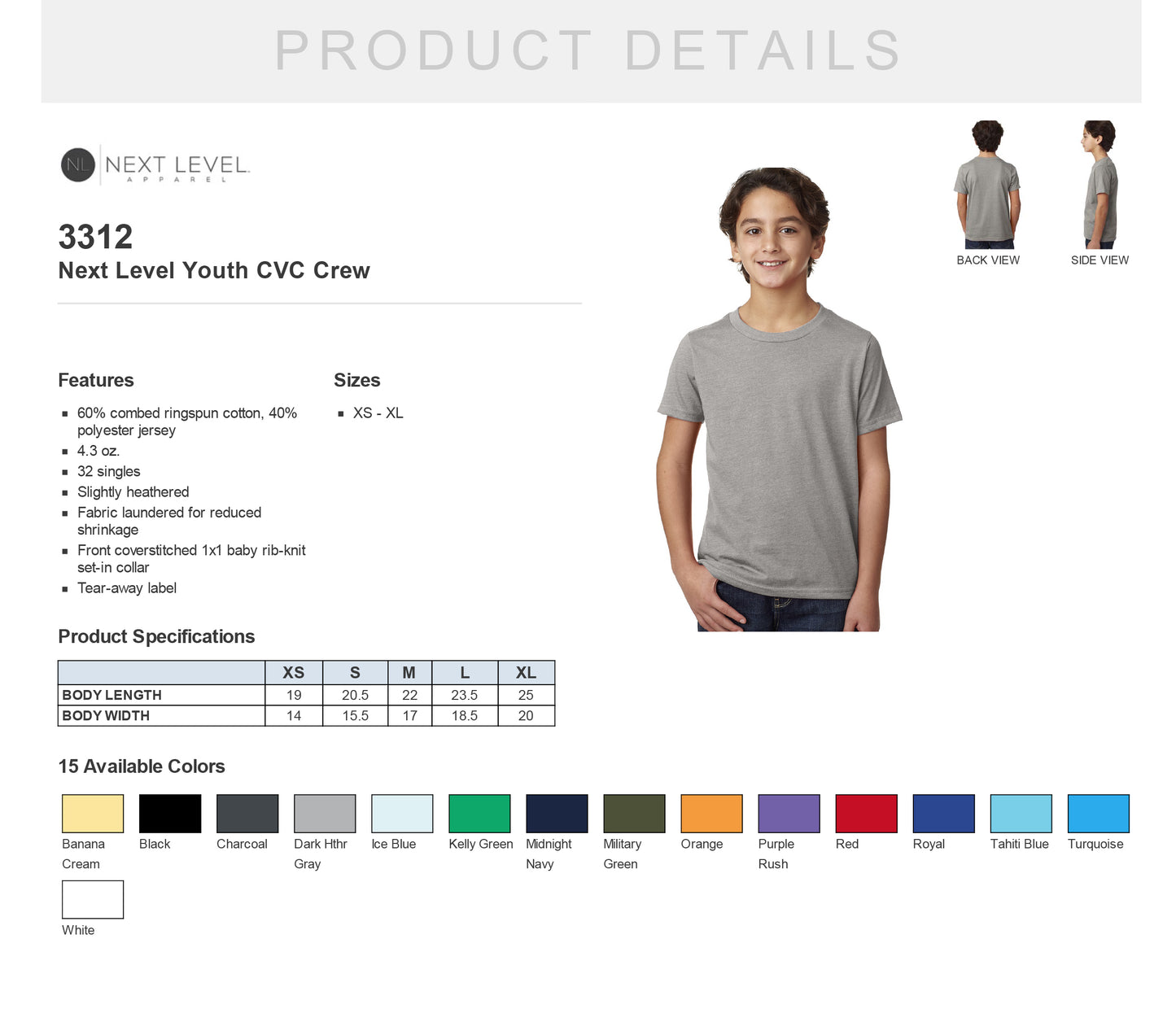 Weddington Sport short sleeve tee (all sports)