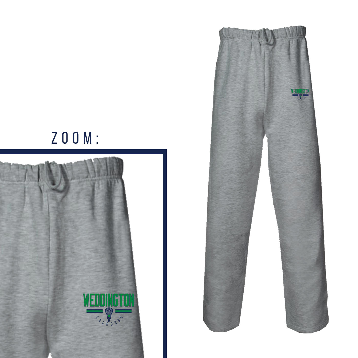 Lacrosse Open Ankle Sweatpants (NOT SCHOOL UNIFORM APPROVED)