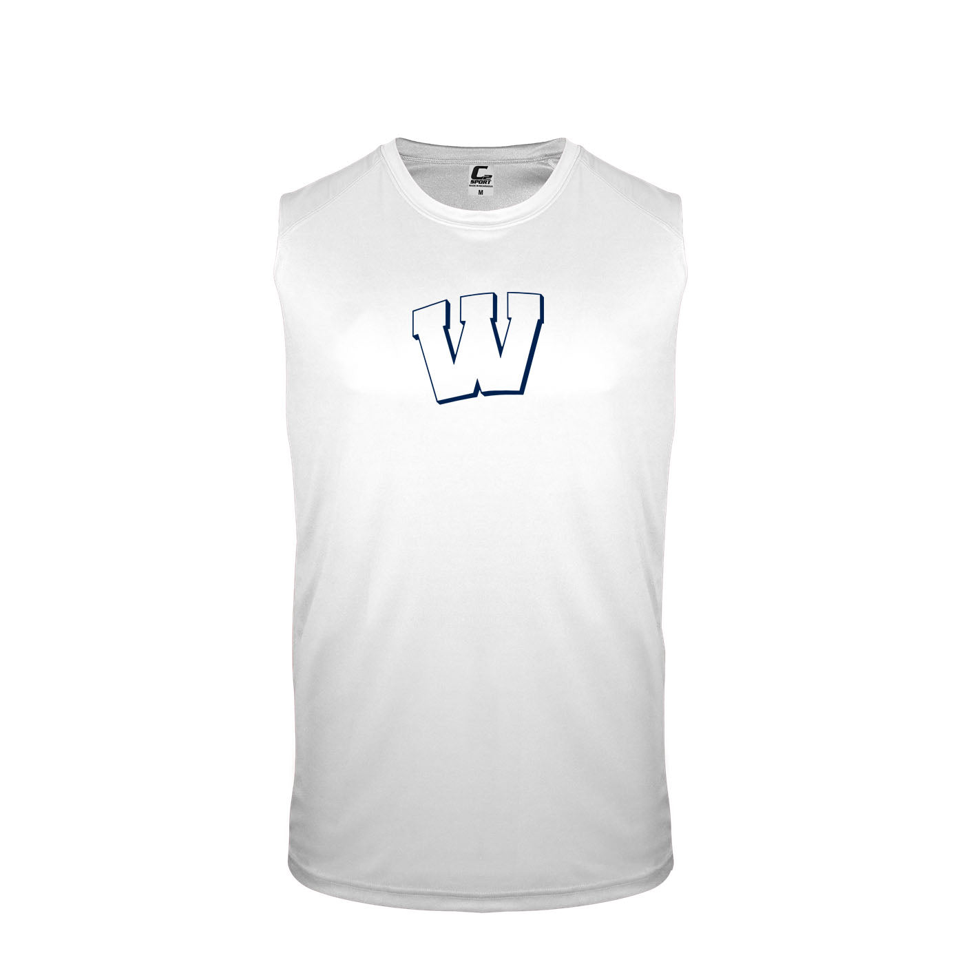 Weddington W sleeveless muscle tank