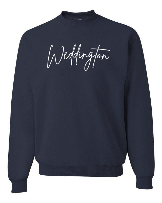 Weddington PUFF PRINT Crewneck Sweatshirt