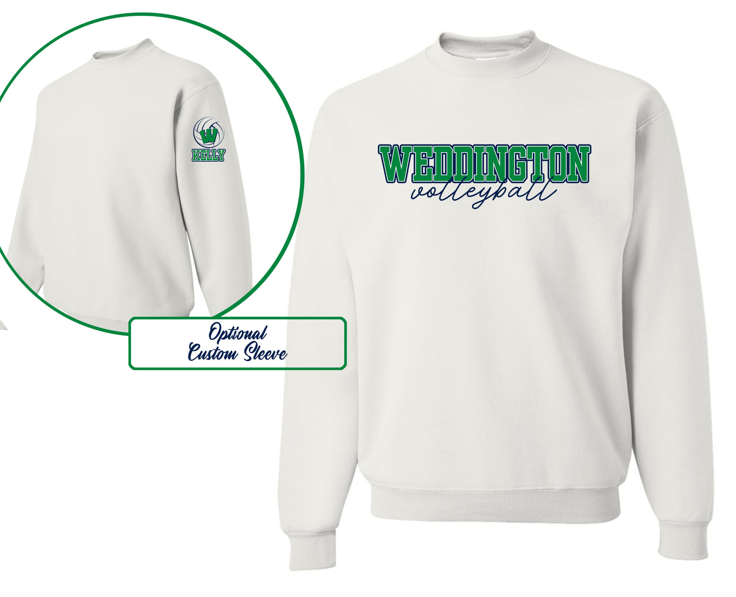 Weddington Sports Crewneck Sweatshirt (all sports)