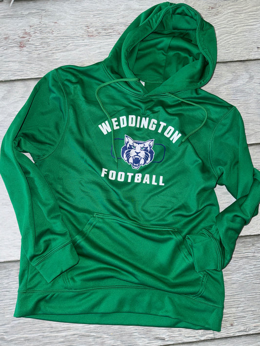 Adult small Dri fit hoodie Weddington Football
