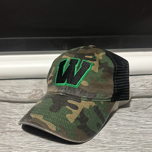 W Trucker Hat R111 Camo