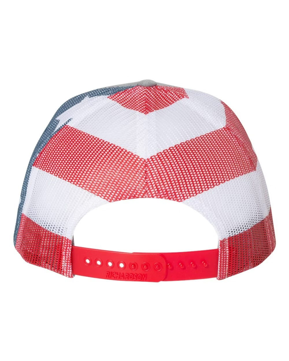 W Trucker Hat r112 Patriotic Flag