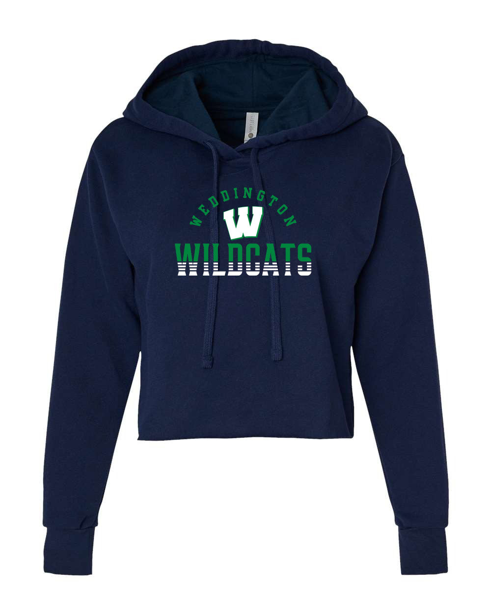 Weddington Wildcats Crop Hoodie (NOT SCHOOL UNIFORM APPROVED)