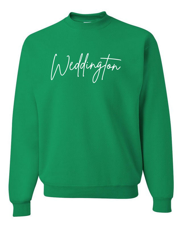 Weddington PUFF PRINT Crewneck Sweatshirt