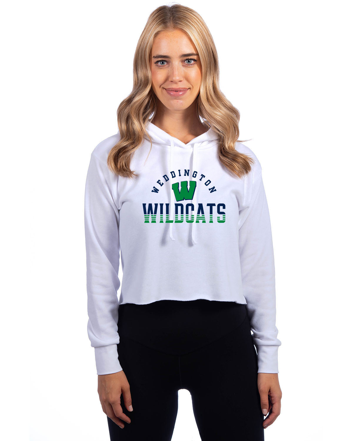 Weddington Wildcats Crop Hoodie (NOT SCHOOL UNIFORM APPROVED)